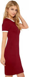 Whitewhale Women Bodycon Maroon Dress