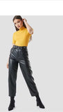 Whitewhale Casual Regular Sleeves Solid Women Yellow Top