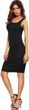 Whitewhale Women Bodycon Black Dress