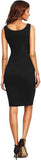 Whitewhale Women Bodycon Black Dress