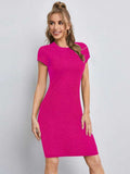 Whitewhale Women Bodycon Pink Dress