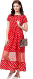 Whitewhale Women Fit and Flare Red Dress