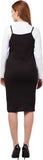 Whitewhale Women Black Dungaree