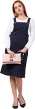 Whitewhale Women Black Dungaree