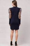 Whitewhale Women Bodycon Dark Blue Dress